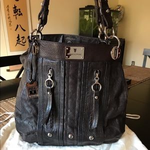 Frye Deep Brown Leather Shoulder Bag